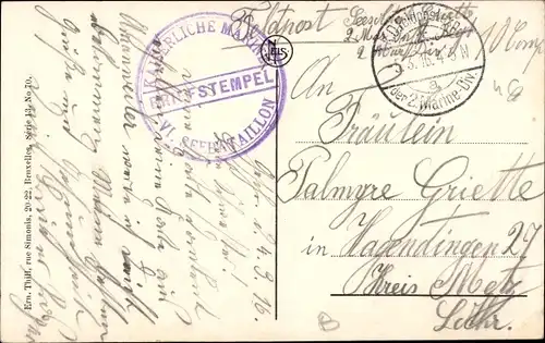 Ak Oostende Ostende Westflandern, Coin du parc Marie-Henriette