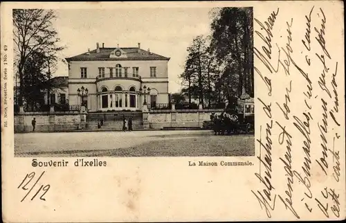 Ak Ixelles Elsene Bruxelles Brüssel Belgien, La Maison Communale