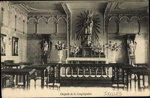Ak Ixelles Elsene Bruxelles Brüssel Belgien, Chapelle de la Congregation