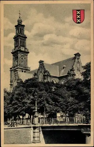 Ak Amsterdam Nordholland Niederlande, Westerkerk