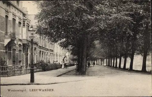 Ak Heeg Friesland Niederlande, Westersingel