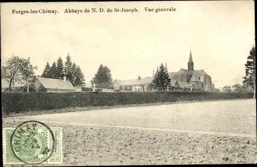 Ak Forges Chimay Wallonien Hennegau, Abbaye de N.D. de St-Joseph, Vue generale