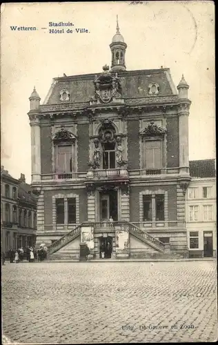 Ak Wetteren Ostflandern, Stadhuis