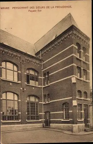 Ak Wavre Wallonisch Brabant, Pensionnat des Soers de la Providence, Facade Est