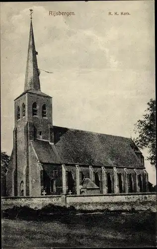 Ak Rijsbergen Nordbrabant Niederlande, R.K. Kerk