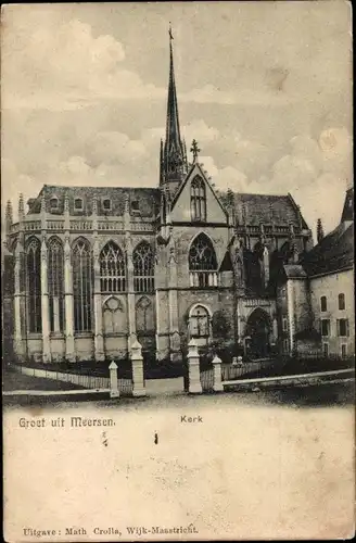 Ak Meersen Meerssen Limburg Niederlande, Kerk