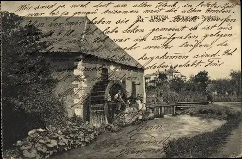 Ak Virton Wallonien Luxemburg, L'Ancienne Fonderie