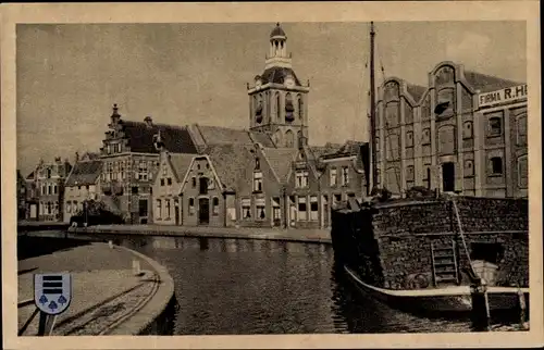 Ak Meppel Drenthe Niederlande, De kleene Oever