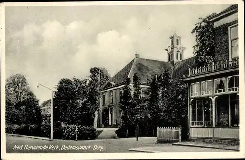 Ak Dedemsvaart Overijssel Niederlande, Ned. Hervormde Kerk