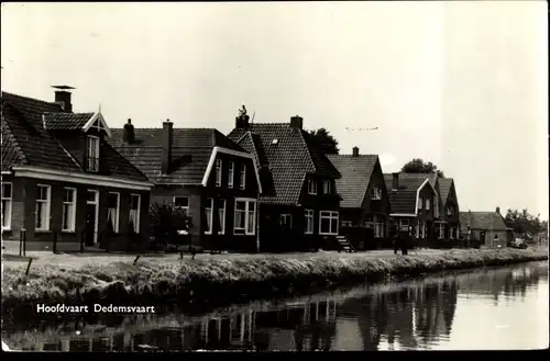 Ak Dedemsvaart Overijssel Niederlande, Hoofdvaart