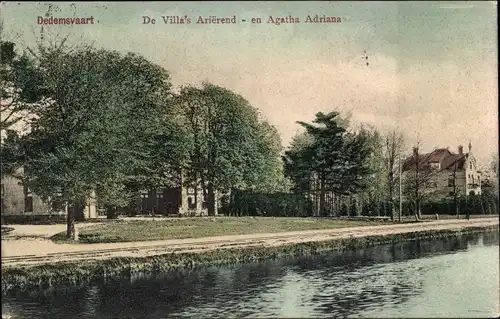 Ak Dedemsvaart Overijssel Niederlande, De Villa's Arierend en Agatha Adriana