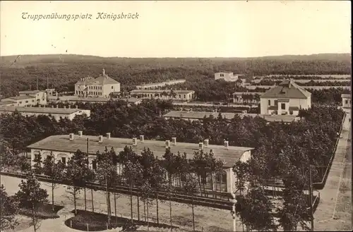 Ak Königsbrück in der Oberlausitz, Truppenübungsplatz