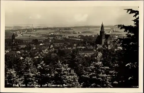 Ak Kamenz in Sachsen, Blick vom Hutberg