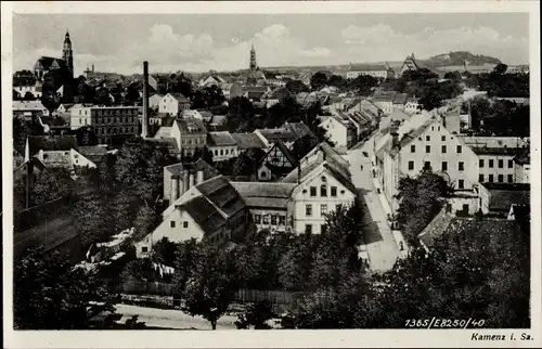 Ak Kamenz Sachsen, Blick auf den Ort