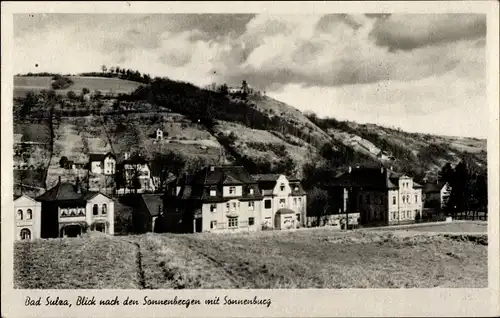 Ak Bad Sulza in Thüringen, Blick nach den Sonnenbergen mit Sonnenburg