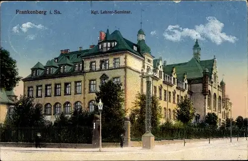 Ak Frankenberg an der Zschopau Sachsen, kgl. Lehrer-Seminar
