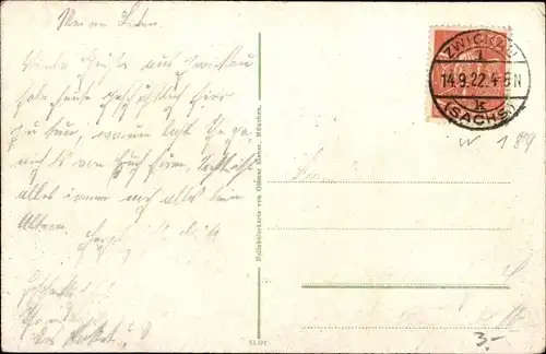 Ak Zwickau in Sachsen, Paradiesbrücke