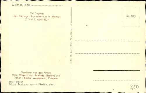 Ak Weimar in Thüringen, Fliegeraufnahme, Goethes Gartenhaus und Schloss