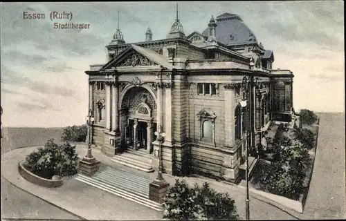 Ak Essen im Ruhrgebiet, Stadttheater