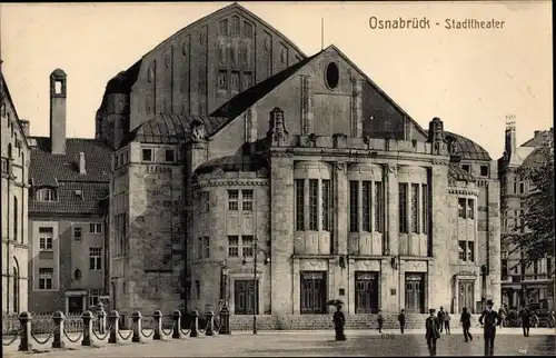 Ak Osnabrück in Niedersachsen, Stadttheater