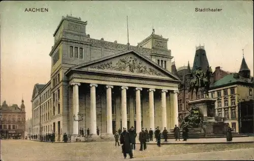 Ak Aachen in Nordrhein Westfalen, Das Stadttheater