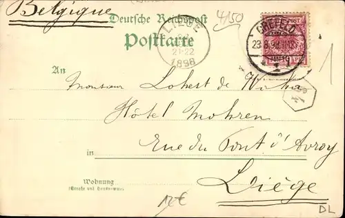 Ak Krefeld am Niederrhein, Josefskirche mit Schule