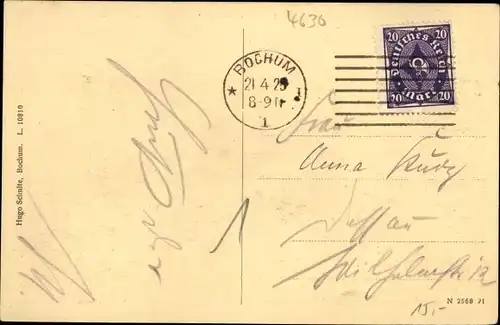 Ak Bochum im Ruhrgebiet, Stadttheater