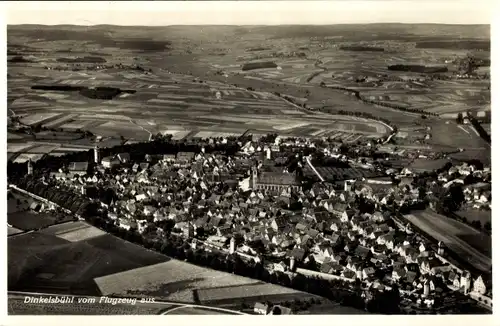 Ak Dinkelsbühl in Mittelfranken, Fliegeraufnahme