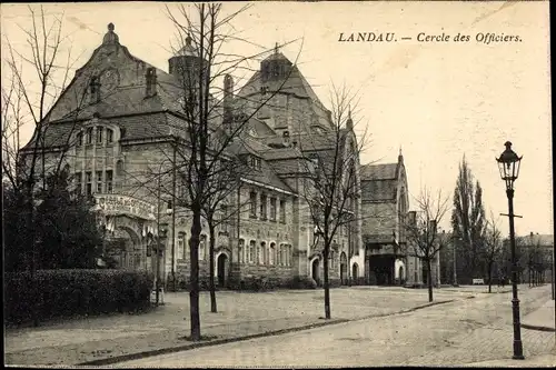 Ak Landau in der Pfalz, vue générale du Cercle des Officiers