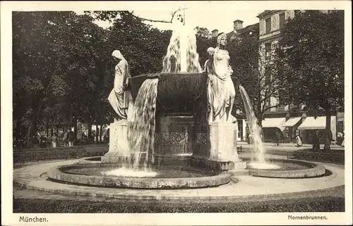 Ak München, Nornenbrunnen