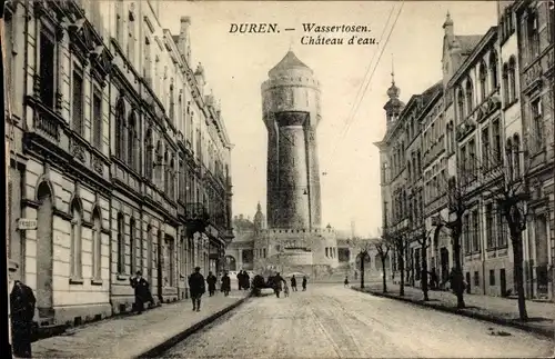 Ak Düren im Rheinland, Wasserturm