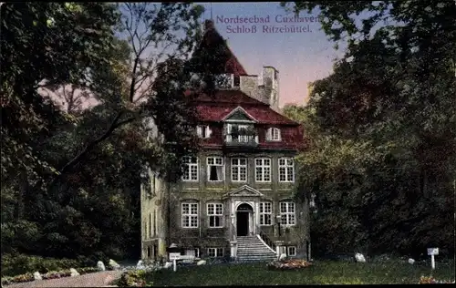 Ak Ritzebüttel Nordseebad Cuxhaven, Schloss Ritzebüttel