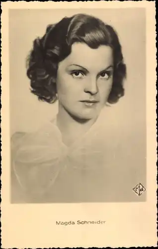 Ak Schauspielerin Magda Schneider, Portrait