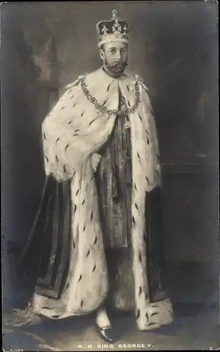 Ak King George V., König von England