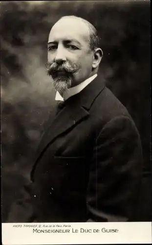 Ak Monseigneur le Duc de Guise, Portrait