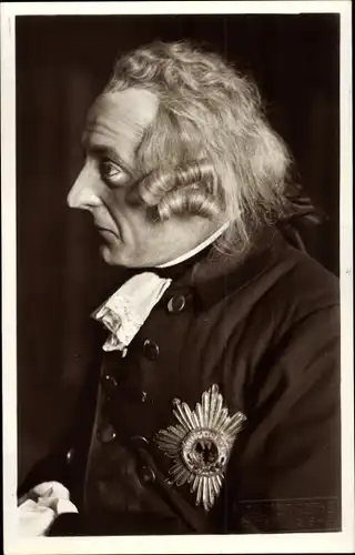 Foto Ak Schauspieler als Friedrich II ?, Portrait