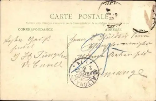 Ak Nice Nizza Alpes Maritimes, Jardin Public