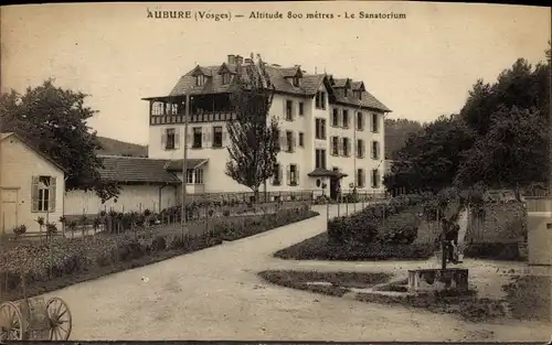 Ak Aubure Altweier Elsass Haut Rhin, Le Sanatorium