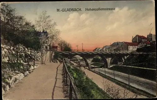 Ak Mönchengladbach am Niederrhein, Hohenzollernstraße