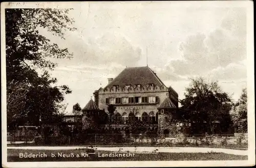 Ak Büderich (Bezirk Düsseldorf) Meerbusch am Niederrhein, Landsknecht