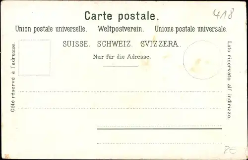 Ak Les Verrières Kanton Neuenburg, Gesamtansicht vom Ort