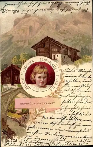 Litho Neubrück Zermatt Kanton Wallis, Nestle