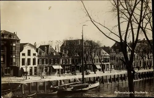 Ak Hellevoetsluis Südholland, Oostkade