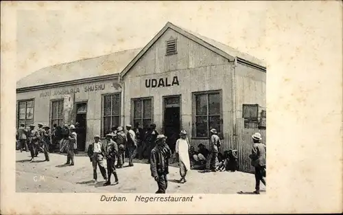 Ak Durban Südafrika, Negerrestaurant, Udala