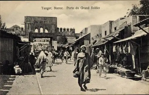 Ak Tanger Marokko, Porte du Grand Sokko