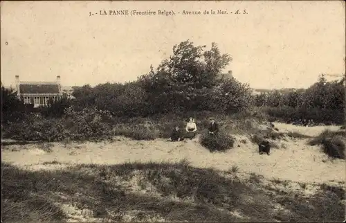 Ak La Panne De Panne Westflandern, Avenue de la Mer
