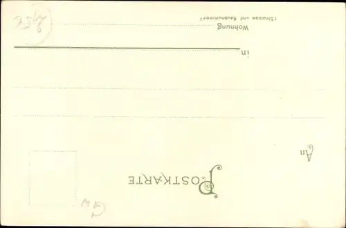 Präge Ak Glückwunsch Neujahr, Zwerg mit Kleeblatt, Hufeisen