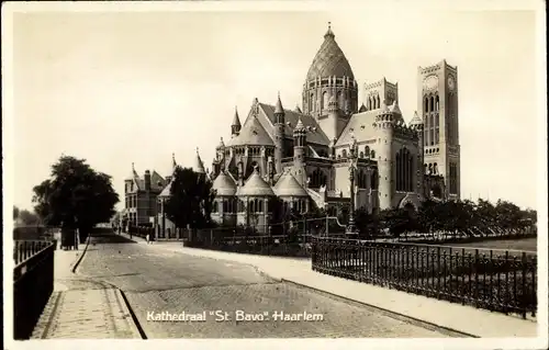 Ak Haarlem Nordholland Niederlande, Kathedraal St. Bravo