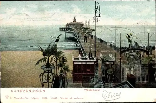 Ak Scheveningen Den Haag Südholland, Wandelhoofd