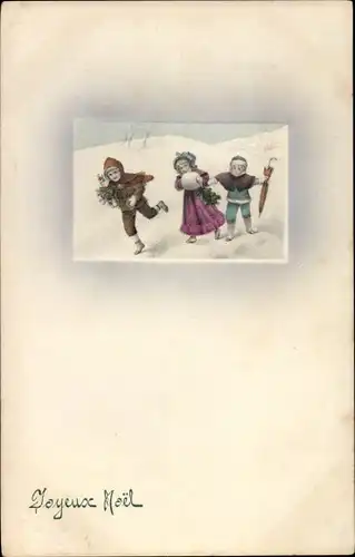 Ak Glückwunsch Neujahr, Kinder